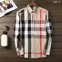 2021 luxury designer men&#039;s shirts fashion casual business social and cocktail shirt brand Spring Autumn slimming the most fashionable clothing M-3XL#08