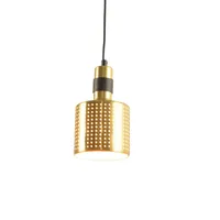 Lampade a sospensione Lampadari Design industriale Design industriale Art Gold Light Nordic Decorazione Home Ventilador de Techo Hanglampen