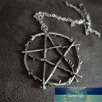 Gothic Pentagram Wiccan Witch Pendant Necklace Punk Alternative Party Gift For Best Friends New Fashion Jewelry Wholesale Factory price expert design Quality