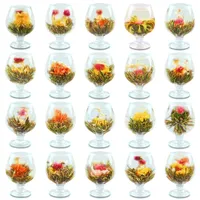 Variété biologique Flaves Chinois Artistique Flower Flower Green Tea Ball Ensemble