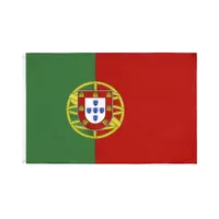 Drapeau du Portugal 90x150 cm Impression en polyester de haute qualité 3x5ft drapeau de pays de pays volant pour extérieur intérieur décor