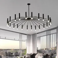 Chandeliers Modern Chandelier Led Luxury Nordic Designer Atmospheric Dining Restaurant Living Room Pendant Lighting Indoor Decor Lamp