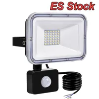 PIR Motion Sensor Flood Light Outdoor Floodlights , 30W LED Security Light, IP66 Waterproof Outdoor,White 6500K Induction Lighting for Patio Pathway