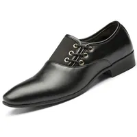 Klänningskor 2022 Oxford för män Läder Bröllop Office Zapatos de Hombre Vestir Formell Sapato Social