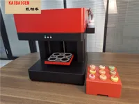 2022 Upgrade A4 Food Printer Edible 4 Cups Coffee Fondant Macaron Biscuits Candy Cake Printing Machine With Free food Ink