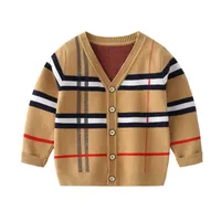 Bebek Örme Sweaters Erkekler İçin Hırka Sonbahar Sıcak Çocuk Okulu Giyim Çocukları Sıradan Paltolar 2-7 YAH