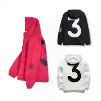 Primavera / otoño chaqueta para hombres impermeable a prueba de viento a prueba de viento Moda hombres mujeres Streetwear Outerwear Coat Hip Hop Jackets de alta calidad Número 3