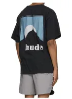 2021 INS AMERICANOS Los Ángeles Rhudo Mountain Logo Tee Skateboard Mens Designer T Shirt Women Street Casual Tshirt