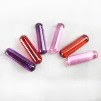 Insertar cuentas para fumar cuarzo terp slurper banger púrpura rosa rosa 5 mm 18 mm insertos de cilindro bailando