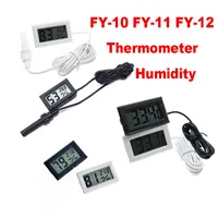 Professional Gefrierschrank Temperaturinstrument Mini Digital LCD-Thermometer Luftfeuchtigkeitsmessung Tester Sonde Kühlschrank-Thermograph für Kühlschrank-Grad FY-10 FY-11 FY-12