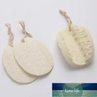 100pcs Natural Loofah Sponge Bath Shower Body Exfoliator Pads With Hanging Cotton Rope household