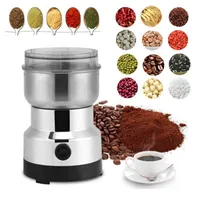Elektrische Kaffeemühle Multifunktionale Kräuter Gewürze Muttern Körner Kaffeebohneschleifmaschine 150w