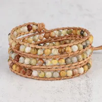 Charm Bracelets Kelitch Beads Strand Undefined Jewelry para mujer Pulsera de cuero Brazaletes España Pulseras Mujeres Presentes