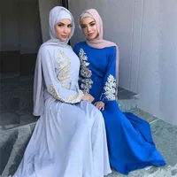 Eid Mubarak Kaftan Abaya Dubai Turchia Dress da hijab musulmano caftano Cattano europeo ISLAM abbigliamento Abiti africani per le donne Vestidos Qatar