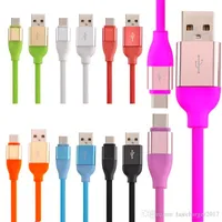 TPE Elastic Micro 5pin cable Type c Fast charger cables wire for samsung galaxy s6 s7 edge s8 plus letv htc lg date line