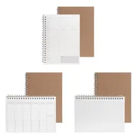 PC Hohe Qualität Papier Planer Buch monatlich wöchentlich Tagesagenda Zeitplan leeres Tagebuch DIY Studie Notebook Notizbücher