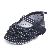 First Walkers COZOK Baby Shoes Toddler Simple And Generous Wavy Dots Boys Girls Rubber Soles Outdoor Spring Autumn