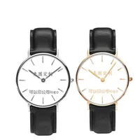 Armbanduhren ultradünne männer watch can cape made make firmenbild text logo luxus leder watchband quarz clock geschenk drop d4039