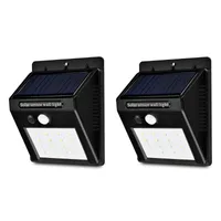 Lampy słoneczne 2021 Lampa YM - SHS 002 16 Diody LED Sensor Motion Wall Light IP65 Wodoodporna na Outdoors Garden Patio Garaż