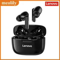 Lenovo XT90 TWS Bluetooth 5.0 Kopfhörer Niedrige Latenz HIFI Bass Wasserdichte Sport Spiel Kopfhörer mit Rauschen Abbrechen Mic Typ-C-Laden