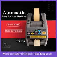 Power Tool Sets KUAIQU Auto Tape Dispenser ZCUT-9 Efficient Microcomputer Intelligent Large Desktop Cutting Machine Packing Machines