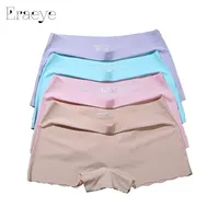 Summer Seamless Safety Underwear For Women Boxer Low Rise Panties