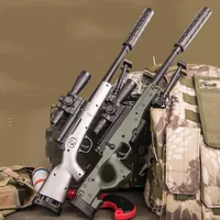Awm الأطفال لعبة البنادق 98 كيلو قناص نموذج انتصار مسدس الادسنس m24 مع الماء لينة رصاصة في الهواء الطلق لعبة الدعائم