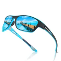 2021 Vintage Herren Polarisierte Sonnenbrille für Männer Outdoor Sports Winddicht Sand Goggle Klassische Fahrer Sonnenbrille UV-Schutz