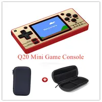 Portable Game Players 2.4 Inch Q20 Mini Handheld Console With 32G MAME PS MD GB FC Video Retro Player Pocket Gaming Consoles Box Bag