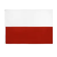 Poland Flag 150x90cm de haute qualité Polyester Pays d'imprimé National Flags 3x5ft pour la décoration