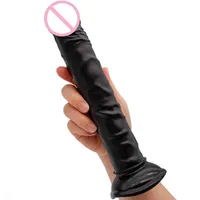 NXY DILDOS 25CM Super Long Realistic Soft Skin Feel Pene con ventosa Phallus Flessibile Phallone Enorme Dick Sex Toy for Donne Masturbazione 1225