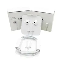 Officiële Apple Oortods Wired Oortelefoons met Logo Box 8 Pin Jack Lighting Connector Originele kwaliteit