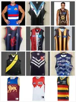 2021 AFL Gilet Coast Eagles Geelong Chats Rugby Jerseys Tees Essendon Bombers Melbourne Blues Adelaide Crows St Kilda Saints Gws Giants Guernesey