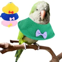 Andere vogellevering Leuke Parrot Collar Recovery Anti-bijten Pikblessure Elizabeth Bescherming voor vogels Mantel Huisdieren warme kleding