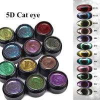 5ml 5D Galaxi Cat Eyes Set UV Gel Paznokci Lakier Soak Off Led Nails Polski Długotrwałe Gels Chameleon Magnet Geletly