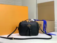SAINTONGE Bags Tassel Clutch messenger women real leather designer square packet purse crossbody evening shoulder bag St Sulpice