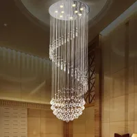 Chandeliers Fumat LED Pendentif lumières K9 Cristal Plafonniers modernes Suspension luminaires Accueil Deco suspension lampe suspendue