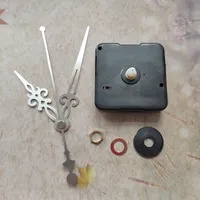Wholesale 1000PCS Sweep Short 12MM Shaft Clock Quartz Movement with Silvery Metal Arms Repair Kit Accessories