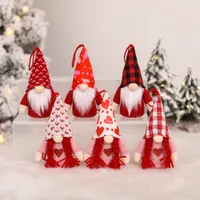 wholesale Valentine&#039;s Day party Plush Elf Toy Faceless Gnome Forest Elderly red Ornament Doll Glow Decorations Party decor couple gift