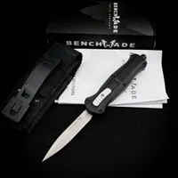 BenchMade Mini Infidel Двойное действие Автоматические ножи 3350 3320 D2 стальная копье точка EDC карманный тактический механизм выживания нож с нейлоновой оболочкой