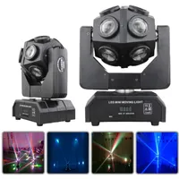 Professionell DJ Disco Ball Lights LED -str￥le laser strobe 4in1 Moving Head Football Light DMX Nightclub Party Show Stage Lighting