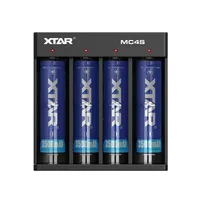 XTAR MC4S 3.7V Ładowarka baterii typu C Ładowarki USB do 18650 AAA AA Batterys 10400-26650 1.2V NI-MH / CD