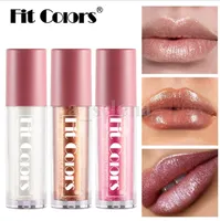 Fit Colors Lips Makeup Brilho De Veludo Lip Label Líquido Batom Glitter Star LipGloss Set 5 Cor