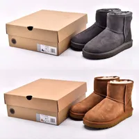 2021 Высочайшее качество Австралия WGG классическая высокая реальная кожаная кожа Bailey Boot Girl Botte BOWKONT женские луки снежные ботинки