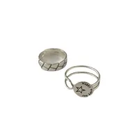 Anéis de casamento moda acrílico jóias mulheres retrô jóias roupas decoração anillos de acero inoxidable para mujer para