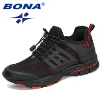 BONA 2020 New Designers Mesh Sneakers Men Outdoor Running Shoes Man Sport Shoes Male Zapatos De Mujer Training Trainers Trendy