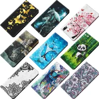 3D Phone Cases for Motorola Moto G Plus G8 POWER G30 G10 G20 G50 G60 G7 PLAY G7Power G8PLAY G8PLUS G9 One Fusion OneHyrer Z3PLAY PU leather Card Slots Shockproof Cover