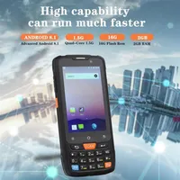 Caribe New PL-40L Industrial PDA Handheld Terminal Scanners with 4 inch Touch Screen 2D Laser Barcode Scanner IP66 Waterproof US E4861