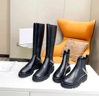 جديد الشتاء النساء أحذية الكاحل أحذية جلدية مصمم الفاخرة فارس مارتن قصيرة أحذية قصيرة عصرية أعلى جودة كعب بوتاس الأزياء 1210