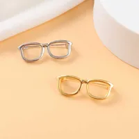 lunettes broches lunettes cadre métal badge broche accessoires broche